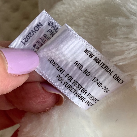 Aurora World White Plush Unicorn with Golden Horn Stuffed Animal Toy - Picture 10 of 11